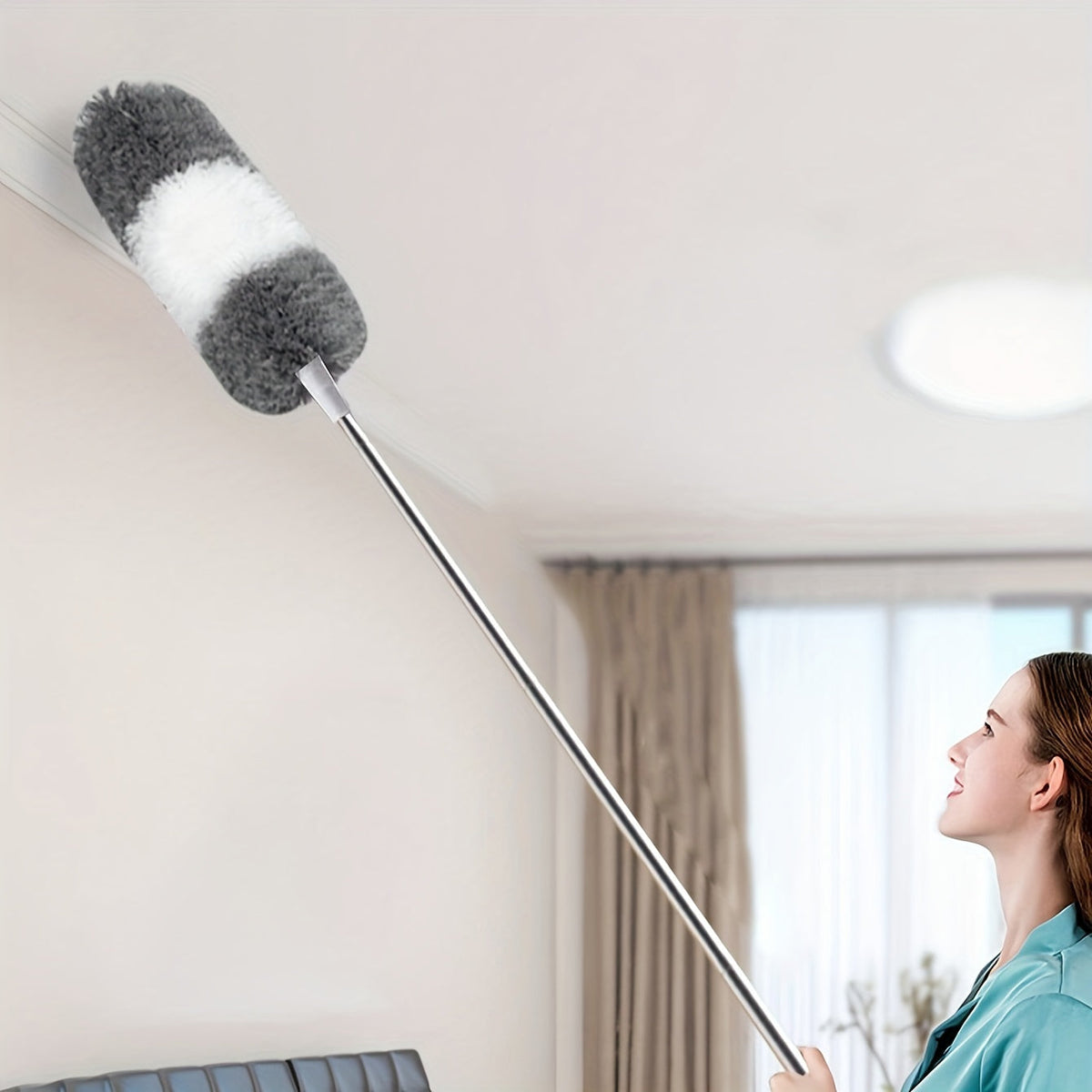 Duster Extendable 55 In Flexible Microfiber Washable & Reusable