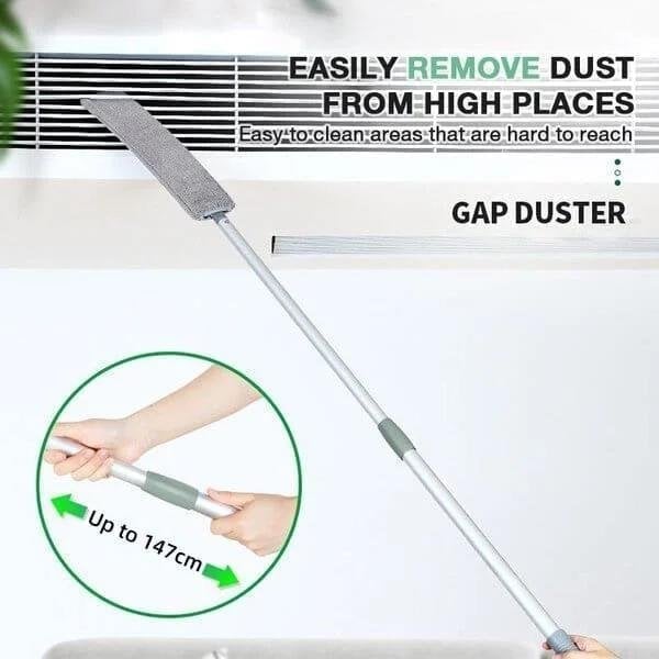 Duster Telescopic Stainless Steel Handle Removable Microfiber Cover