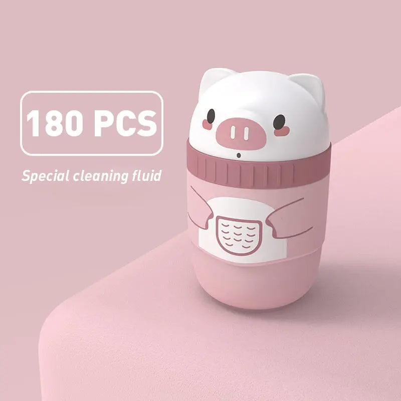 Ear Piercing Cleaning Kit 5-Second Gentle Cotton & Disinfectant