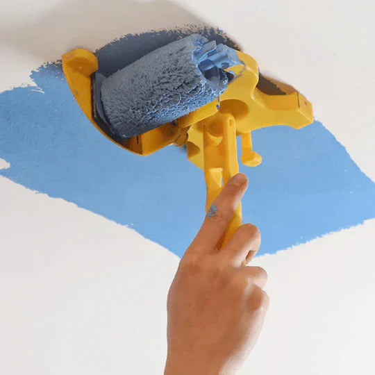 Edge Paint Roller Integrated Shield & Adjustable Guide