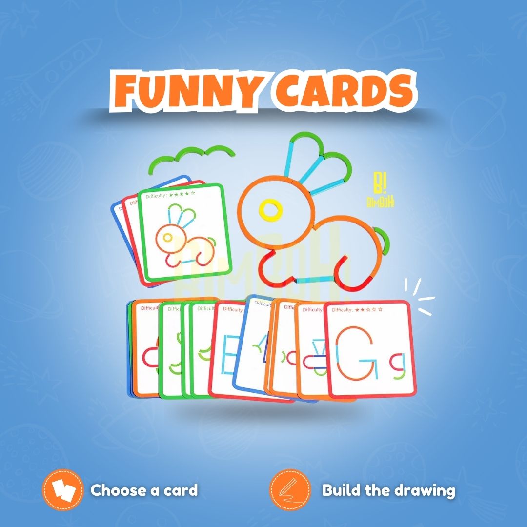 Educational Puzzle Wooden Screen-Free Creativity & Concentration