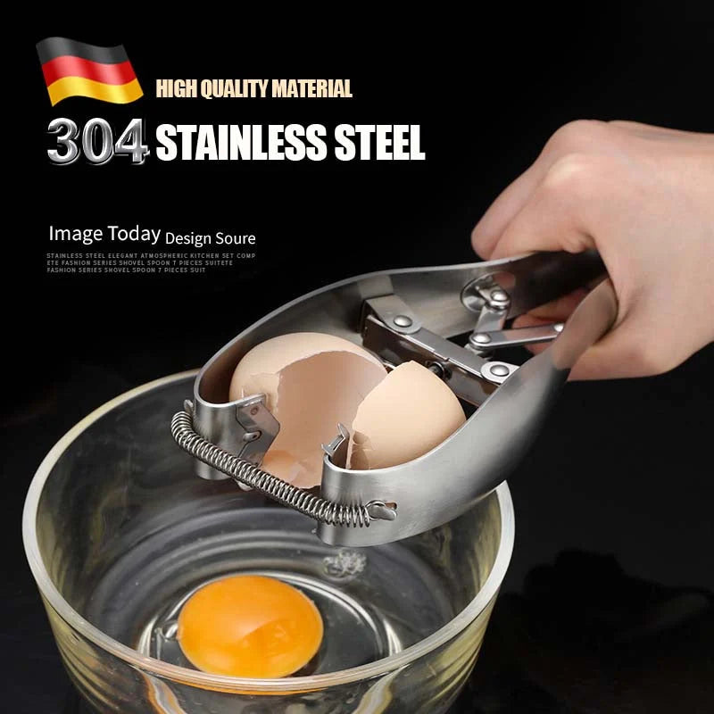Egg Opener & Separator Stainless Steel Dishwasher-Safe