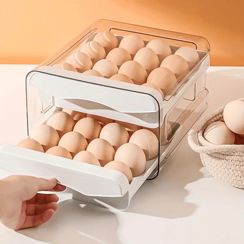 Egg Organizer Two-Tier Pull-Out 30 Egg Capacity