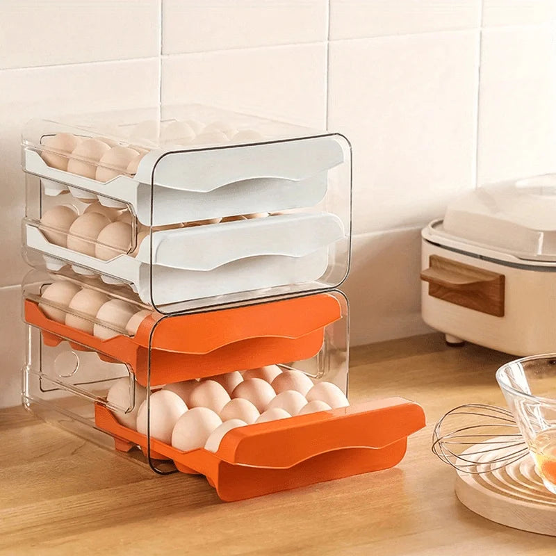 Egg Organizer Two-Tier Pull-Out 30 Egg Capacity
