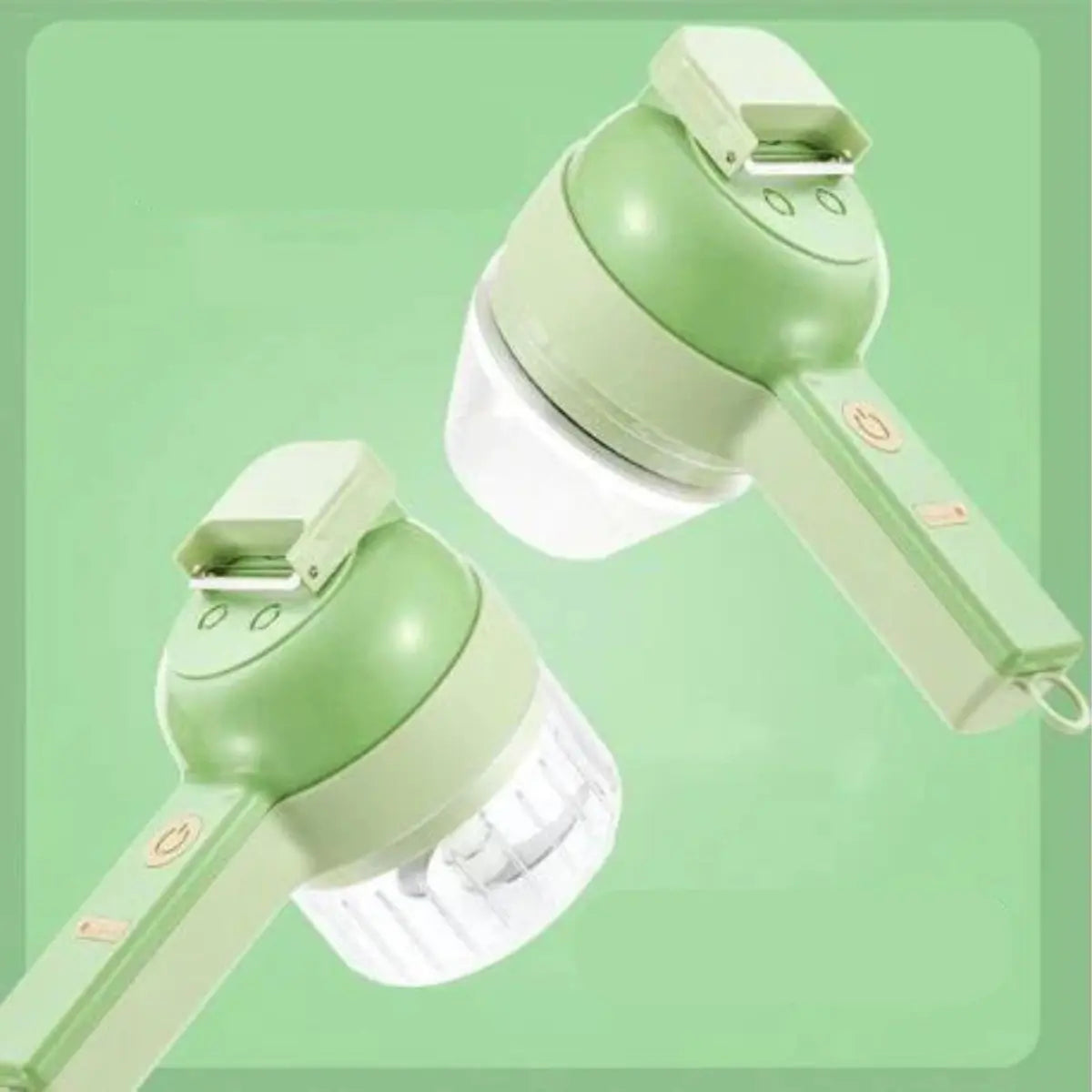 Electric Chopper 4-In-1 Cordless USB Rechargeable & Self-Cleaning