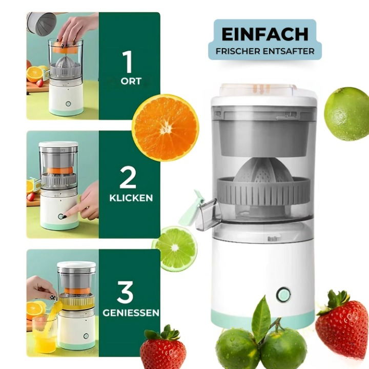 Electric Citrus Juicer Cordless Stainless Steel Blades