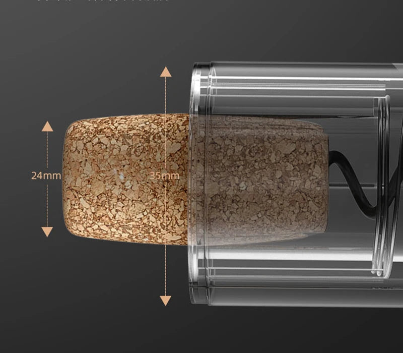 Electric Corkscrew One-Button Battery-Operated Foil Cutter & Stopper