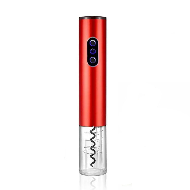 Electric Corkscrew One-Button Battery-Operated Foil Cutter & Stopper