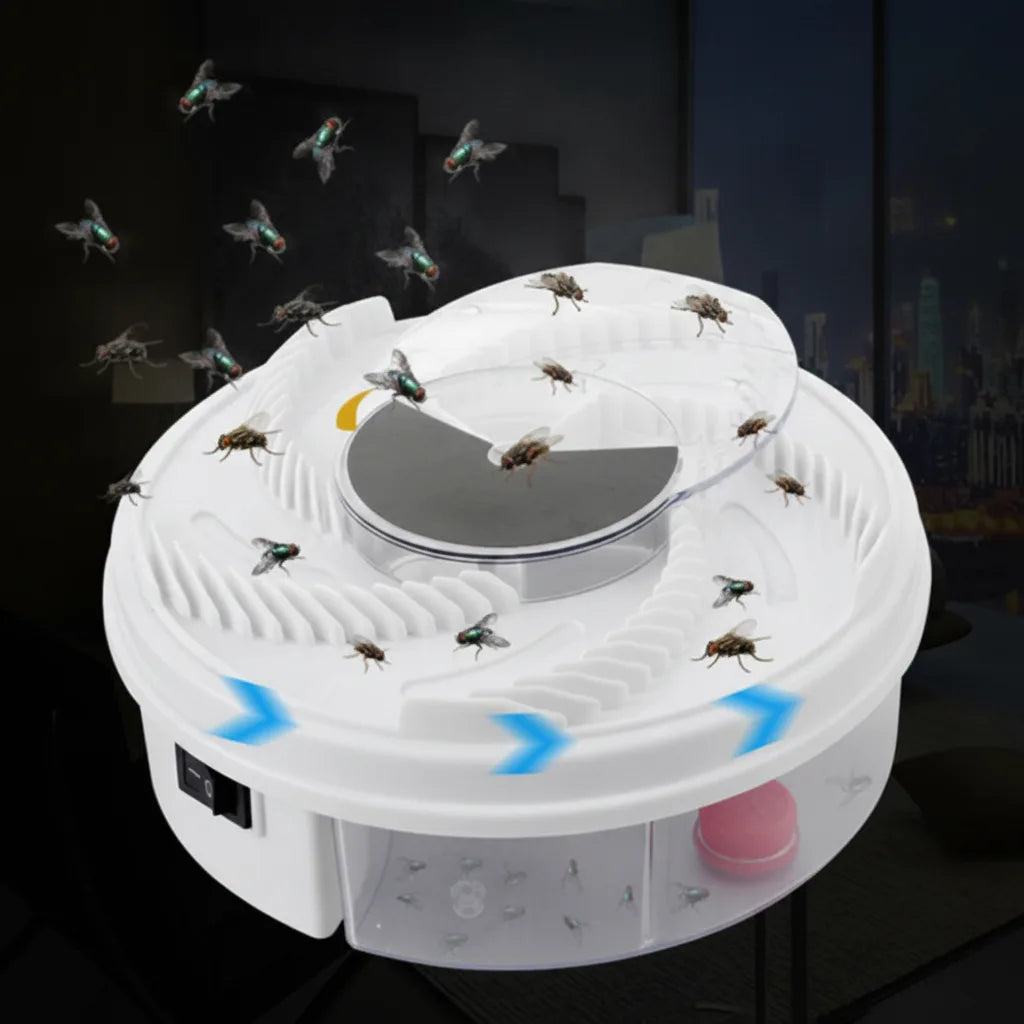 Electric Fly Trap USB-Powered 360 Rotating Catch Arm