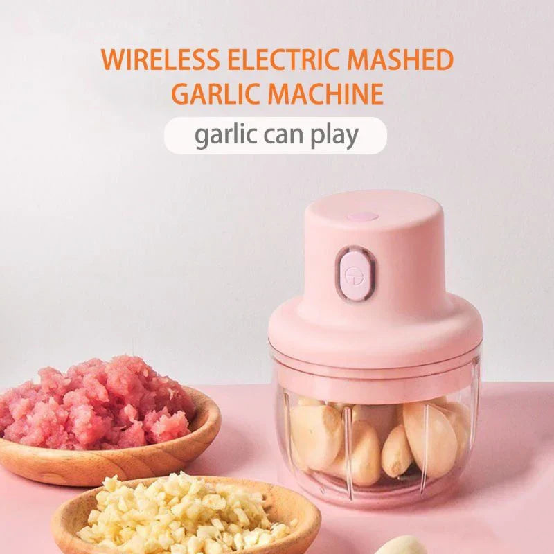 Electric Food Chopper One-Button Detachable Parts BPA-Free