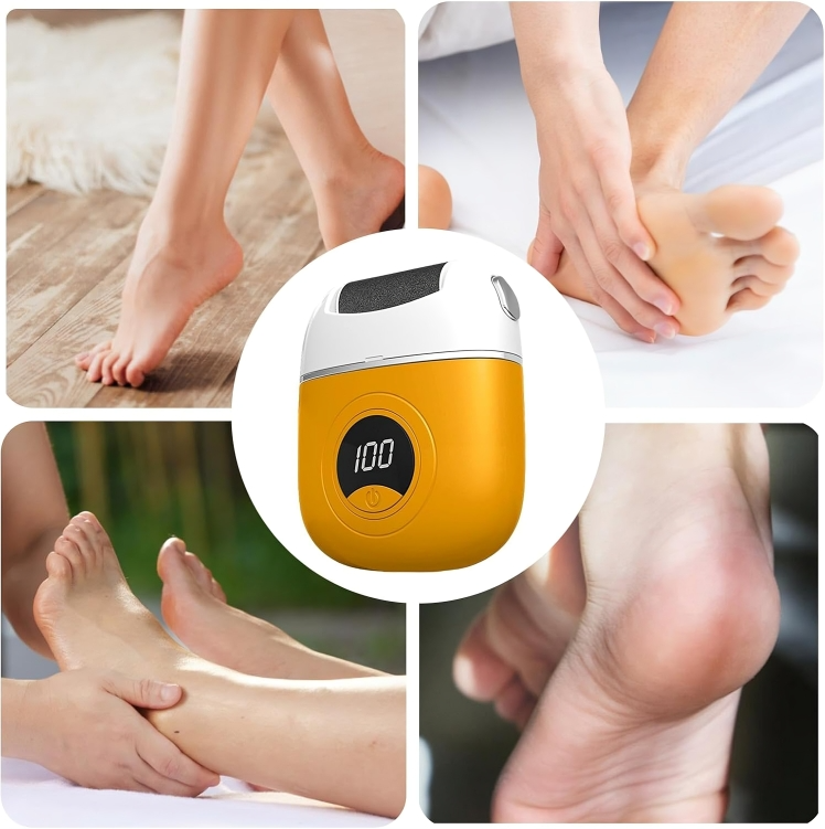 Electric Foot File Digital Display Adjustable Grinding Heads USB-C