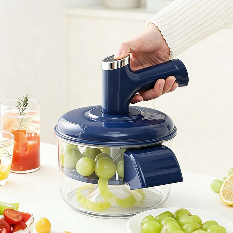 Electric Fruit Peeler & Mixer Cordless Rechargeable Detachable Whisk