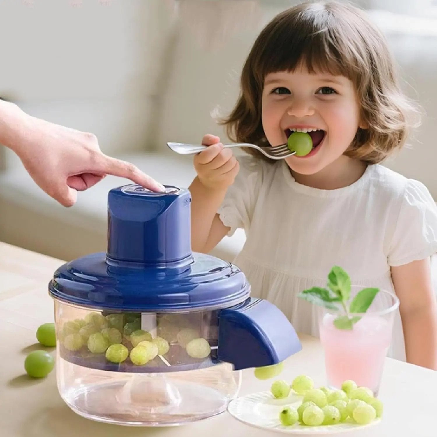 Electric Fruit & Veg Peeler Five Stainless Steel Blades