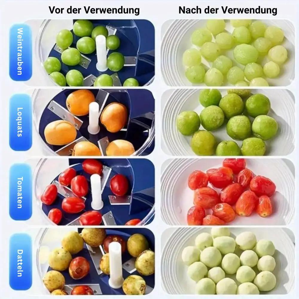 Electric Fruit & Veg Peeler Five Stainless Steel Blades