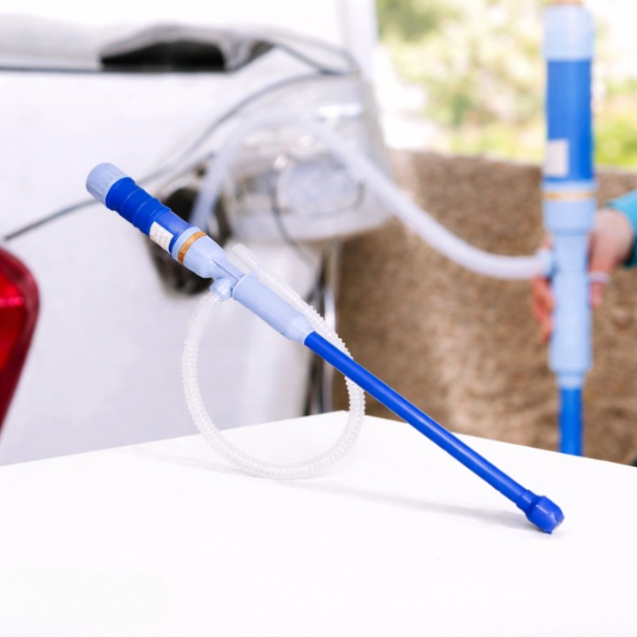 Electric Fuel Pump Fast Drip-Free Gasoline & Diesel Compatible