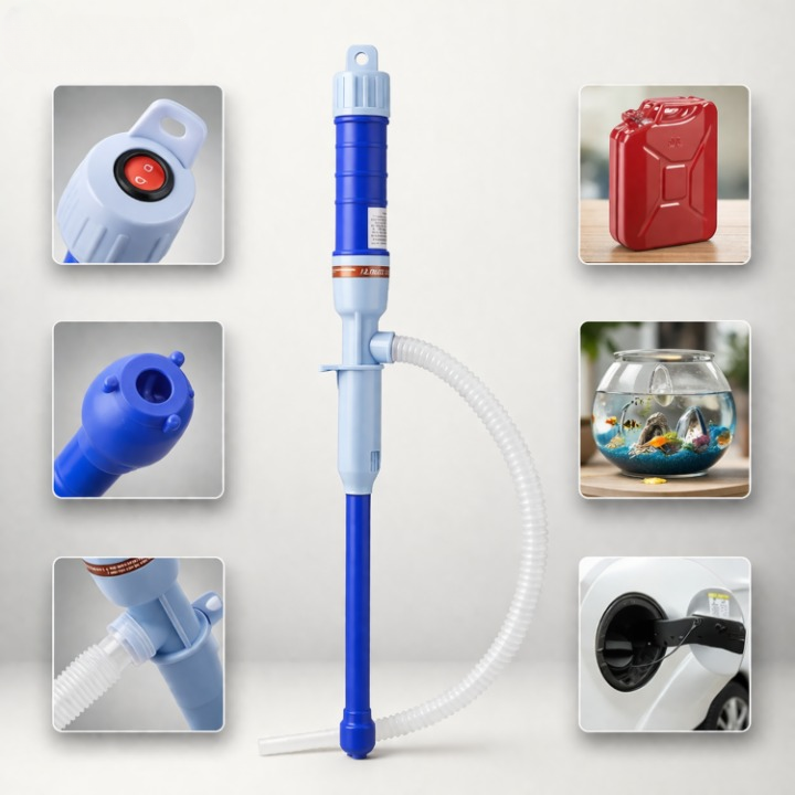 Electric Fuel Pump Fast Leak-Proof Gasoline & Diesel Compatible