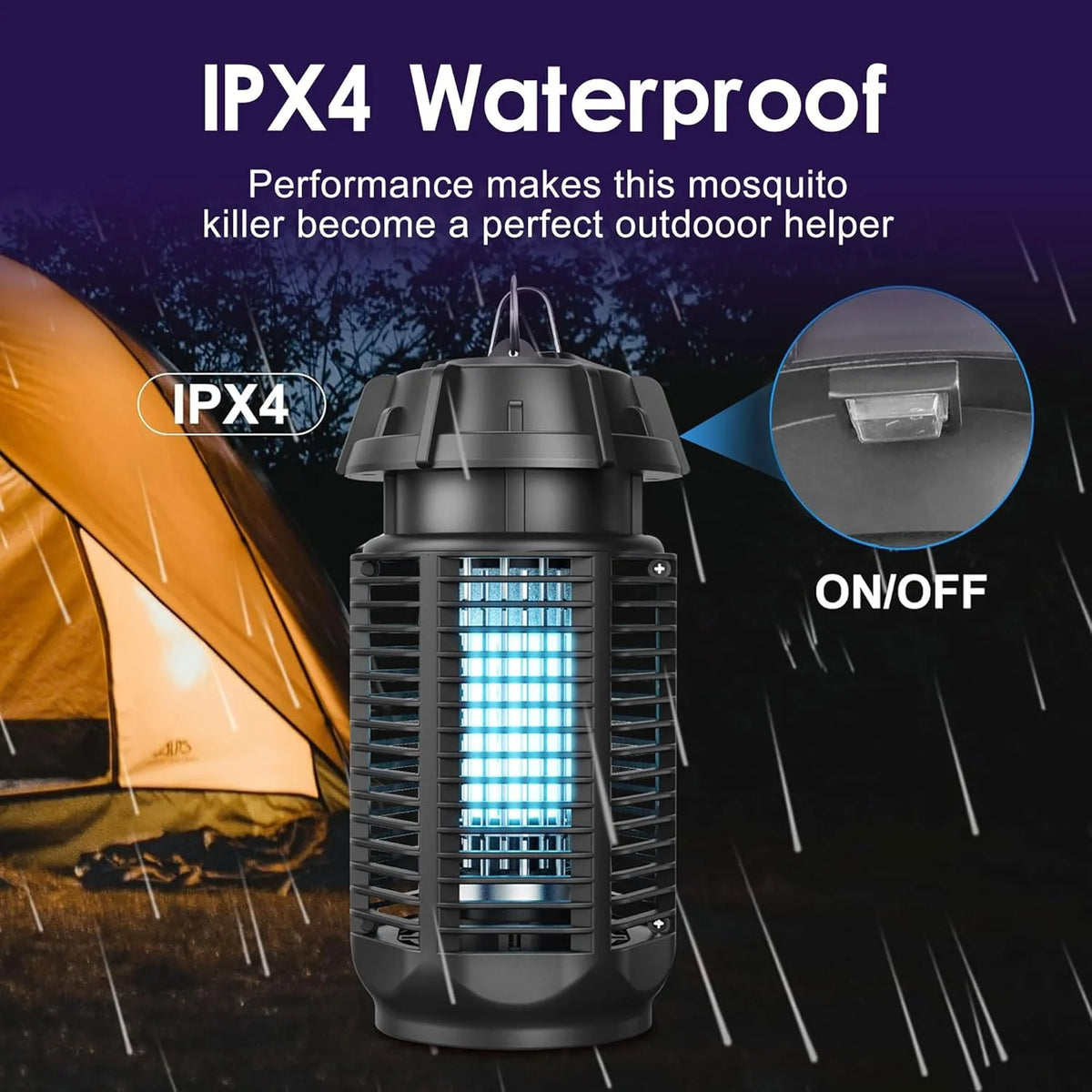 Electric Insect Killer 20W UV Silent Indoor & Outdoor