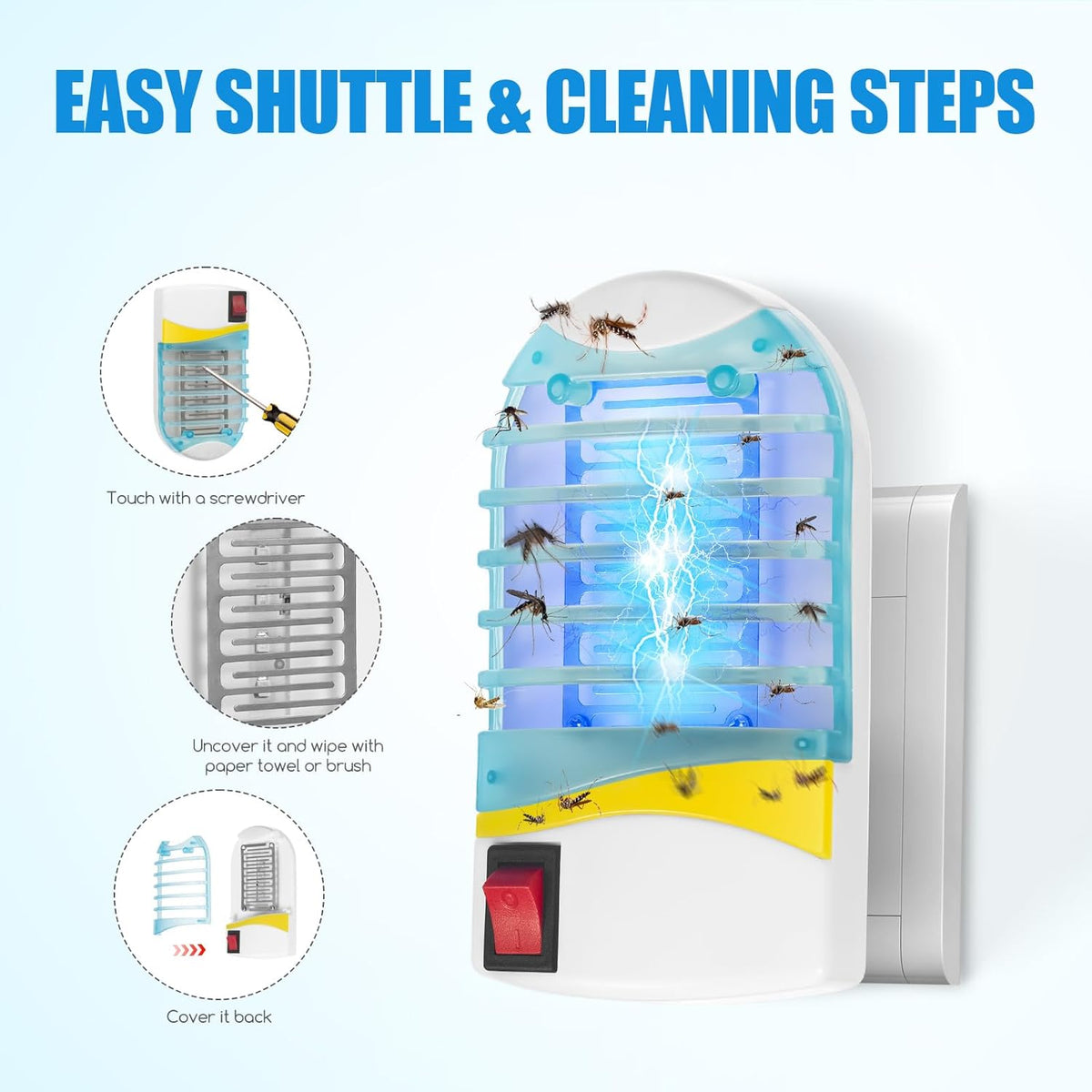Electric Insect Trap UV Silent Chemical-Free & Child-Safe