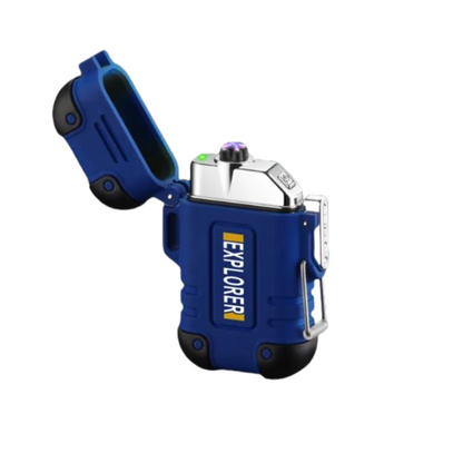 Electric Lighter Windproof Arc Ignition IP56 Waterproof USB-C Rechargeable
