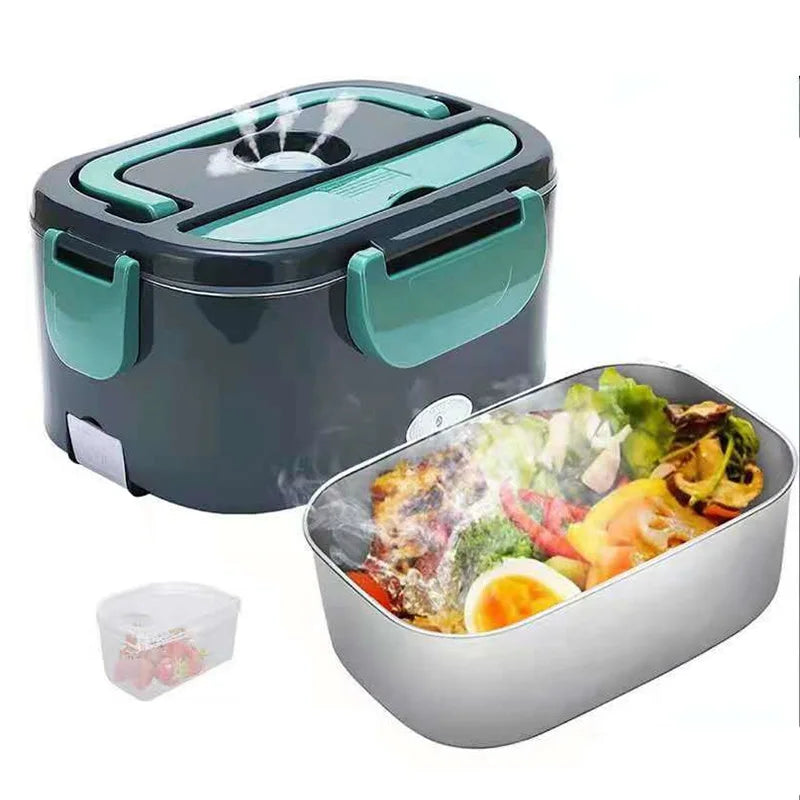 Electric Lunch Box Dual-Power Car & Home Stainless Steel