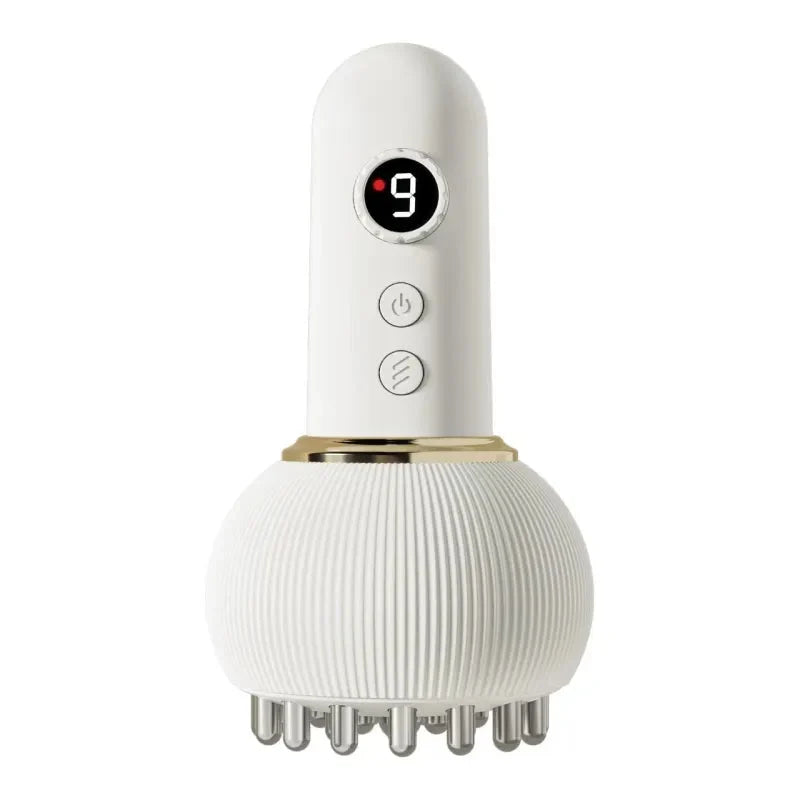 Electric Massager Heat Vibration & Pulses Rechargeable