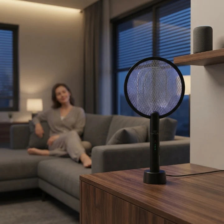 Electric Mosquito Swatter 3-in-1 UV Trap & Night Light USB-C