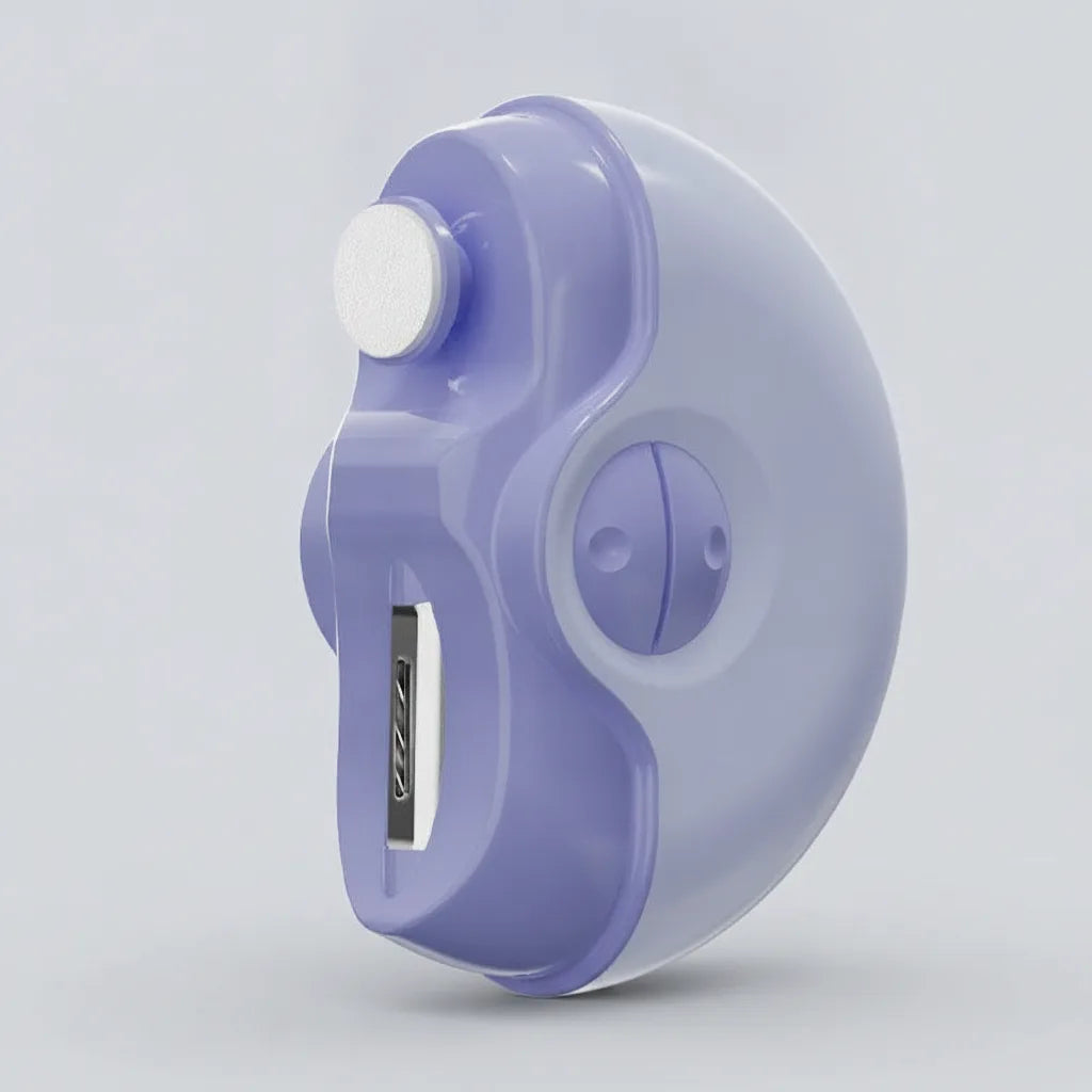 Electric Nail Clipper 2-in-1 Clip & File USB-C Rechargeable