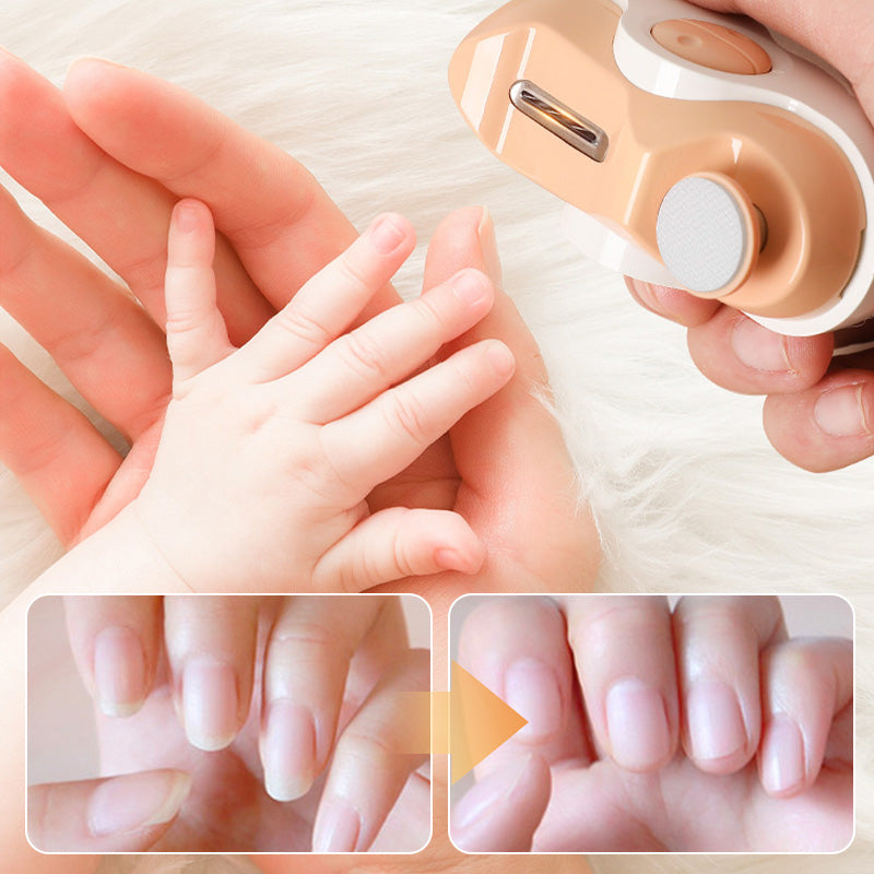 Electric Nail Clipper 2-in-1 Clip & File USB-C Rechargeable