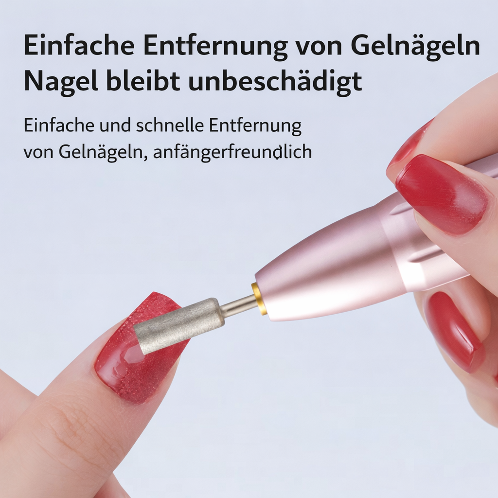 Electric Nail Drill Adjustable Speed Quiet Operation Comfortable Grip