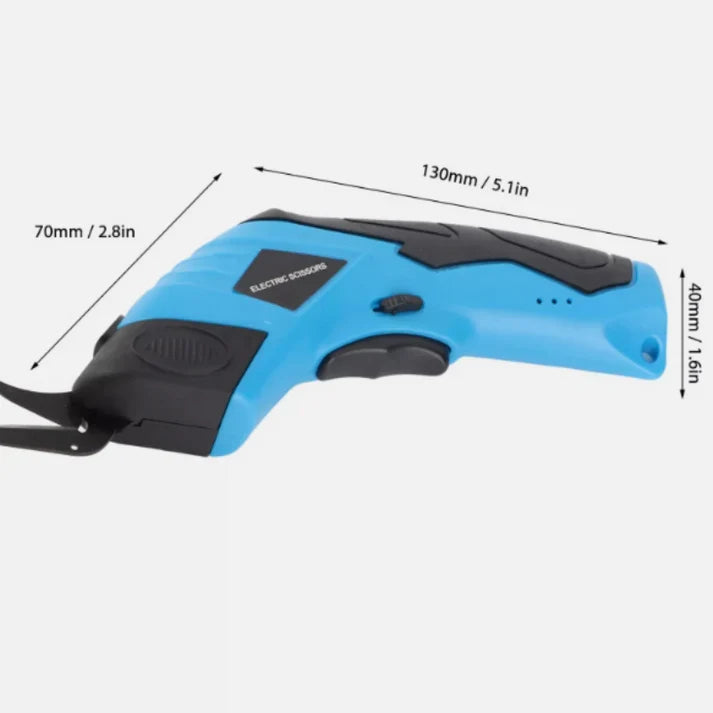 Electric Scissors Motorized USB Rechargeable Stainless Steel Blades