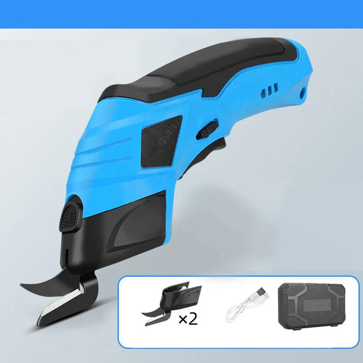 Electric Scissors Motorized USB Rechargeable Stainless Steel Blades