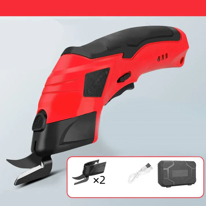 Electric Scissors Motorized USB Rechargeable Stainless Steel Blades