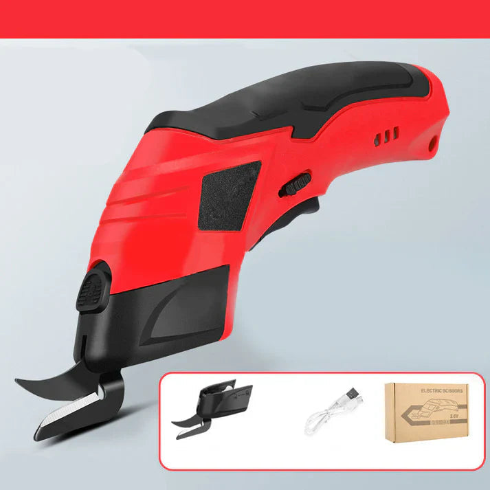 Electric Scissors Motorized USB Rechargeable Stainless Steel Blades