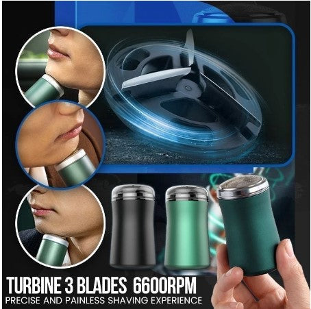 Electric Shaver Pocket-Sized Waterproof & Washable USB-C Fast Charge