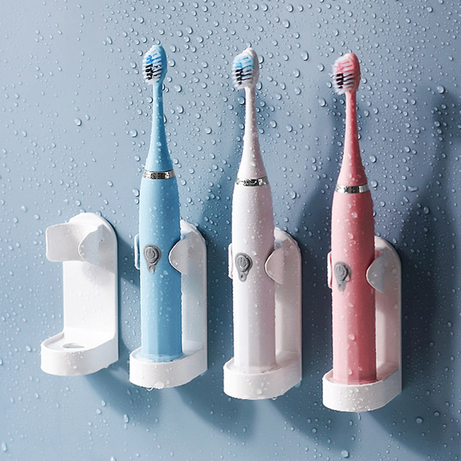 Electric Toothbrush Wall Mount Self-Adhesive No-Drill