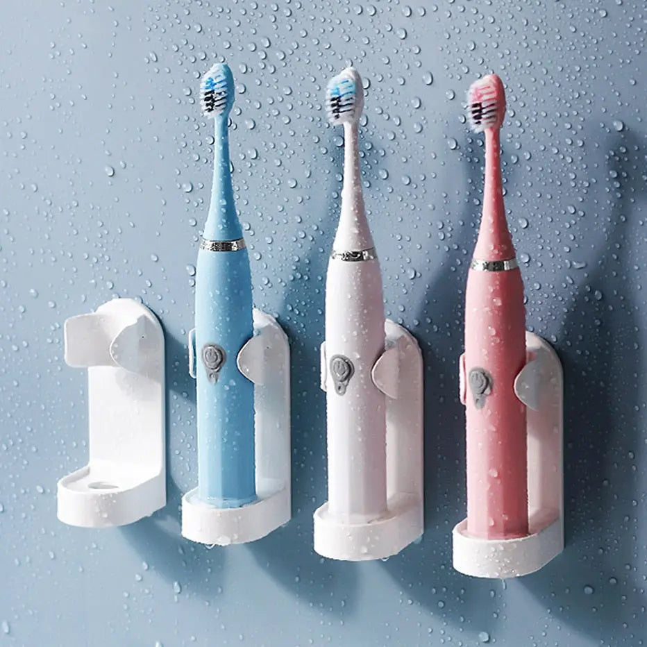 Electric Toothbrush Wall Mount Self-Adhesive No-Drill