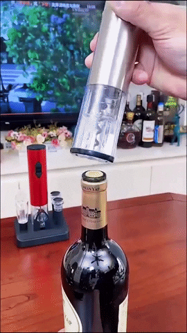 Electric Wine Opener One-Button Automatic Foil Cutter & Pourer