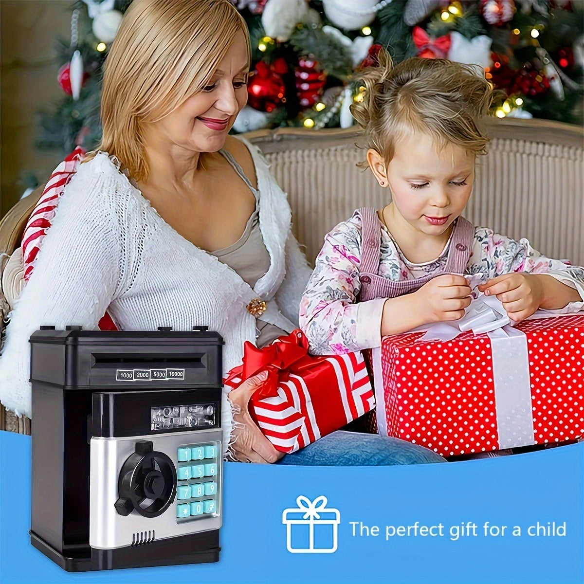 Electronic Piggy Bank 4-Digit Lock With Sound & LED