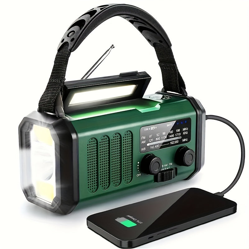 Emergency Radio Hand Crank & Solar 10,000 mAh