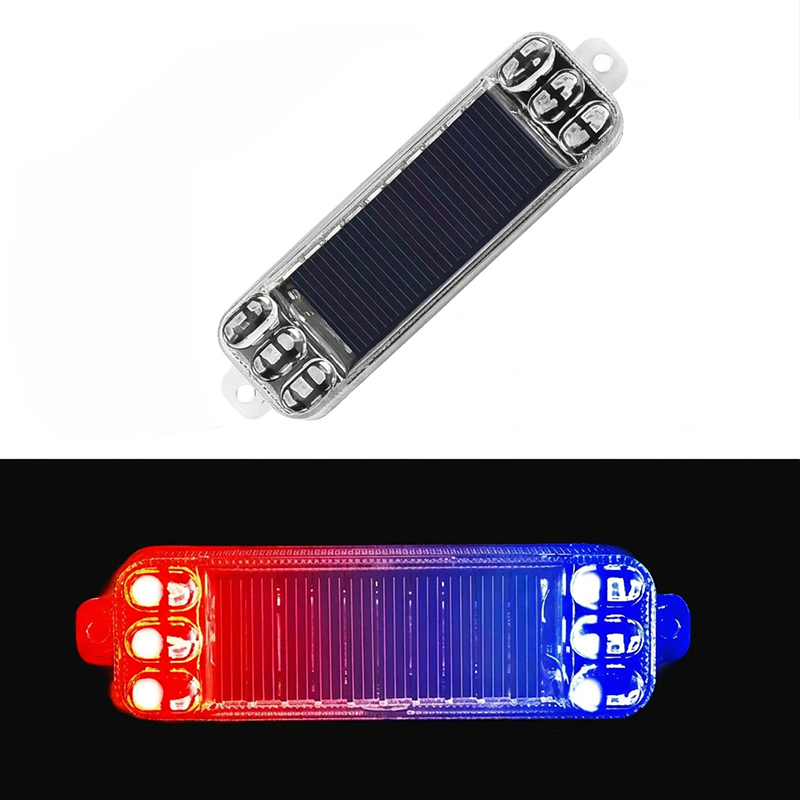 Emergency Road Flare Solar-Powered LED Weatherproof