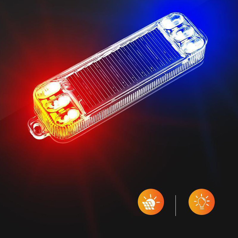Emergency Road Flare Solar-Powered LED Weatherproof