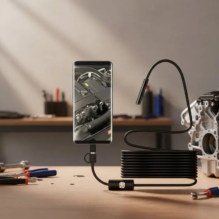 Endoscope Camera HD 1920x1440 IP67 Waterproof 5m Cable
