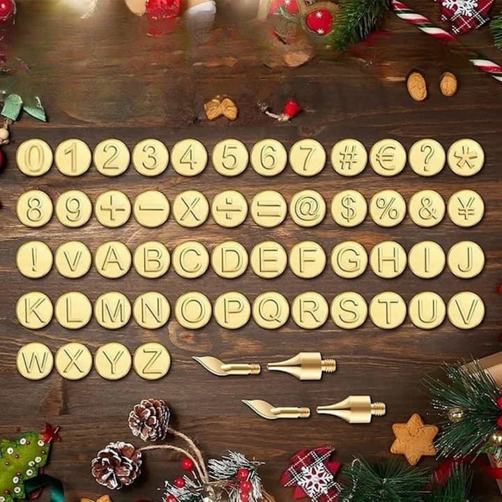 Engraving Tip Set 26 Brass Letter Tips