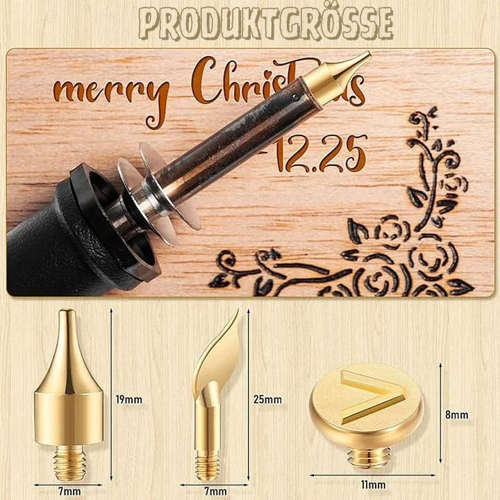 Engraving Tip Set 26 Brass Letter Tips