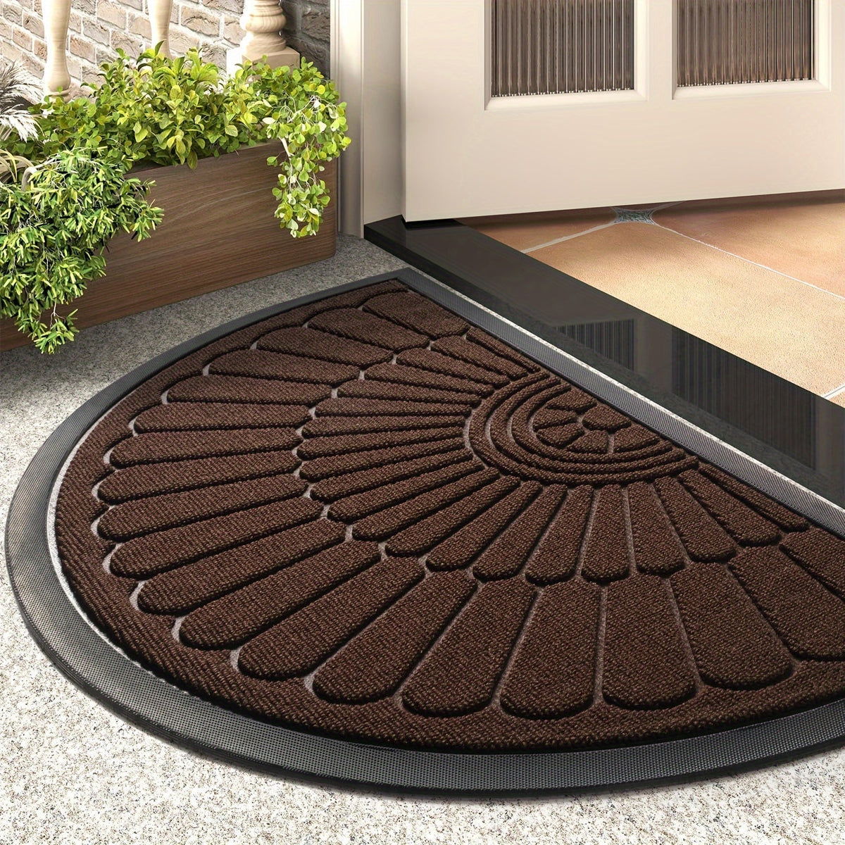 Entrance Doormat Rubber Non-Slip Deep Groove