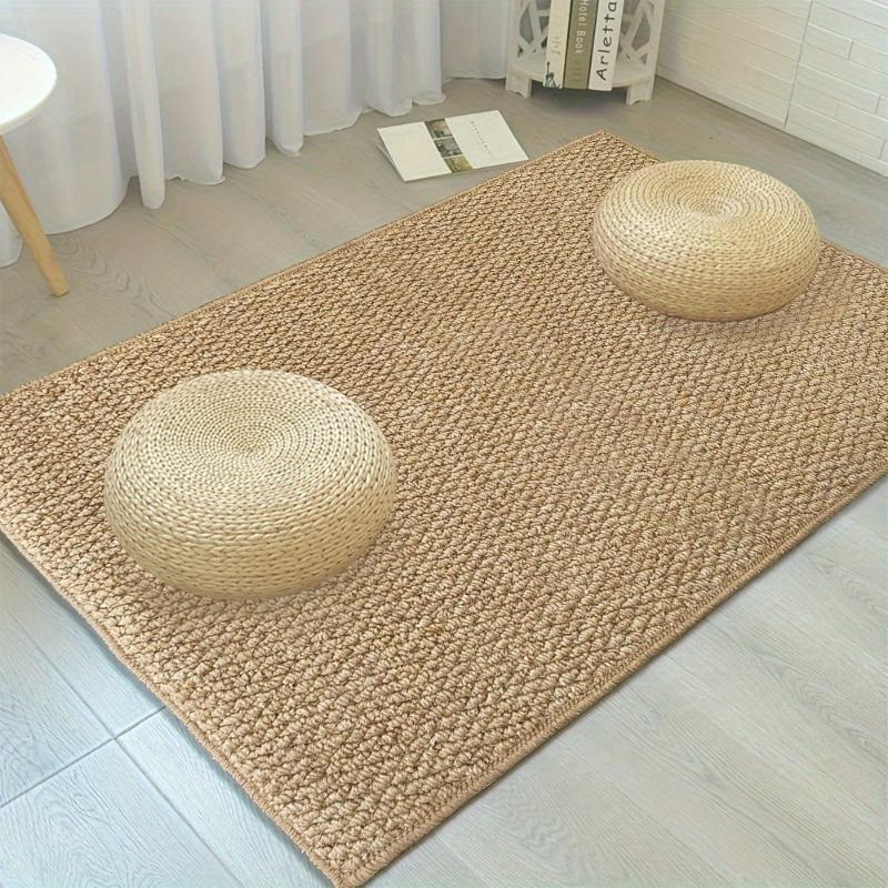 Entryway Doormat Jute-Look Non-Slip Machine Washable