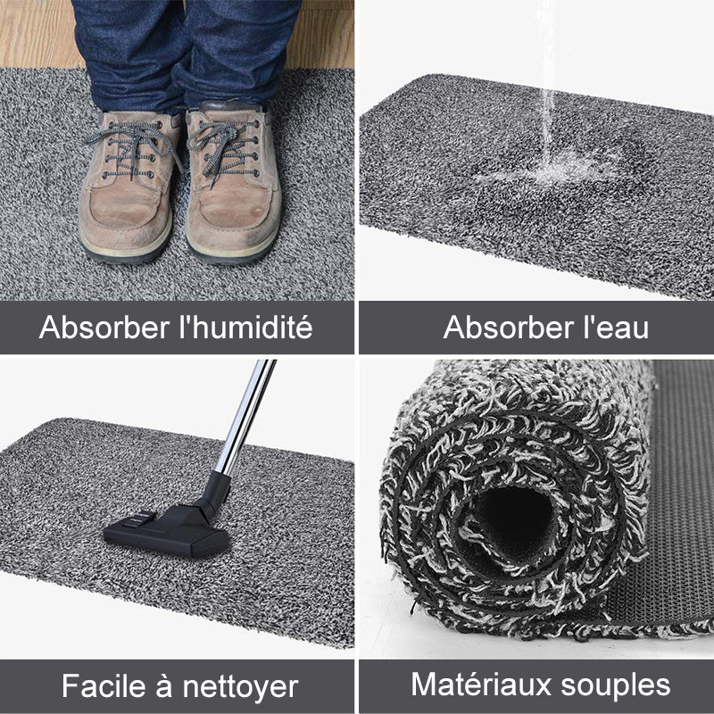Entryway Doormat Nano-Absorbent Non-Slip Rubber Backing