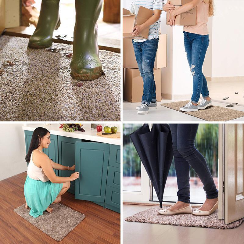 Entryway Doormat Nano-Absorbent Non-Slip Rubber Backing