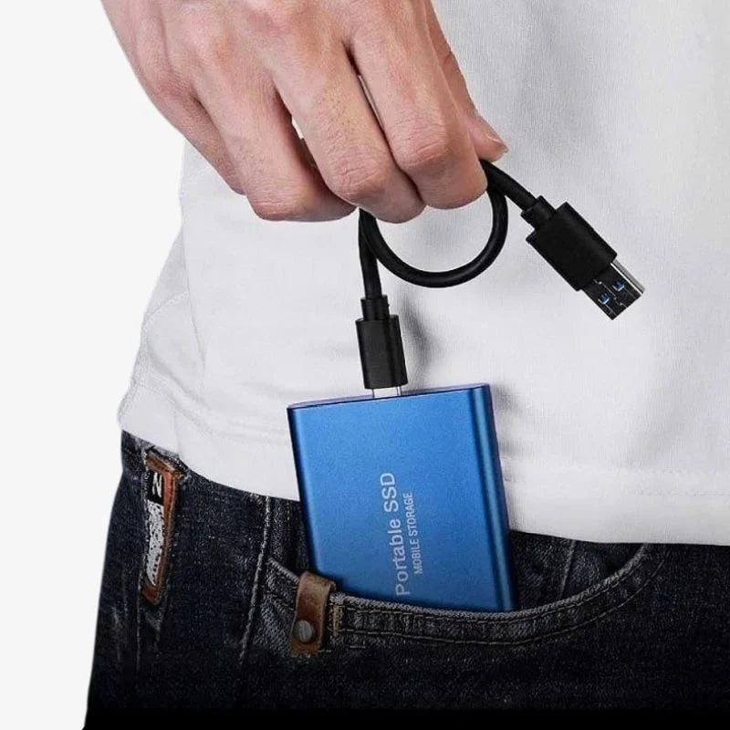 External SSD 128 GB USB-C 520 MB/s Shockproof Aluminum
