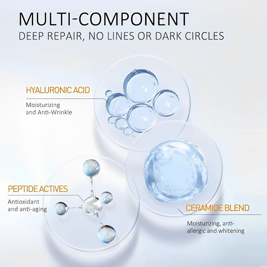 Eye Cream Peptides & Hyaluronic Acid Brightening & Depuffing
